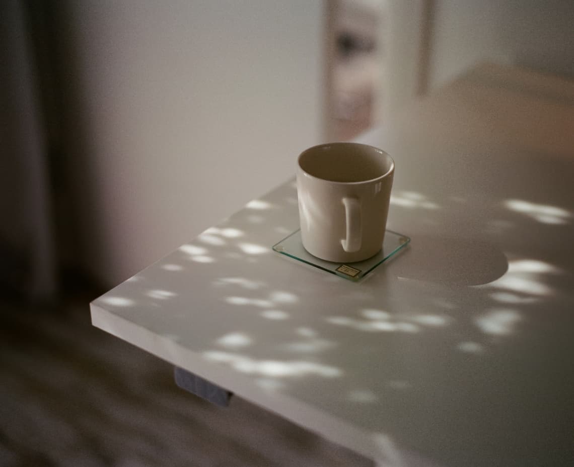 Boho Bliss Rattan Weave Solid Wood Coffee Table view 1